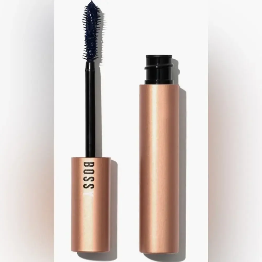 BOSSY Sapphire Blue Mascara with Minimal ingredients NIB